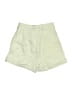 Express Solid Green Khaki Shorts Size 4 - photo 2