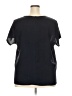 Lands' End 100% Polyester Black Short Sleeve Top Size 18W - photo 2