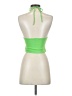 Zara Solid Green Tank Top Size S - photo 2