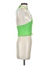 Zara Solid Green Tank Top Size S - photo 4