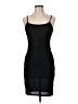Blue Rain Solid Black Cocktail Dress Size M - photo 1