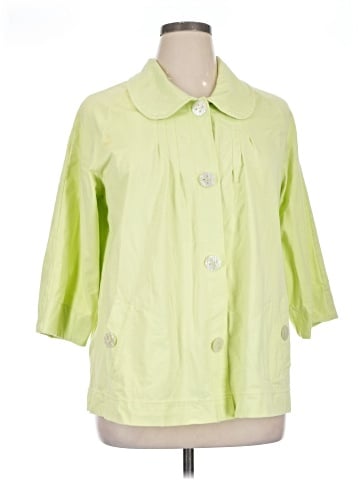 Neon Buddha 3/4 Sleeve Button-Down Shirt (view 1)