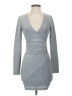 Superdown Metallic Silver Cocktail Dress Size S - photo 1