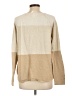 Kim Rogers 100% Cotton Color Block Tan Pullover Sweater Size L - photo 2
