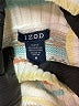 IZOD 100% Cotton Print Multi Color White Pullover Sweater Size M - photo 7