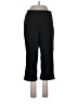 Escada 100% Cotton Solid Black Casual Pants Size L - photo 1