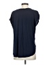 Ann Taylor LOFT 100% Polyester Polka Dots Black Short Sleeve Top Size S - photo 2