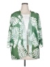 Tuzzi 100% Polyester Tropical Green Kimono Size 2X - photo 1