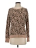 Soft Joie Animal Print Tan Pullover Sweater Size S - photo 1