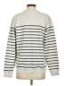Ivory Ella Stripes Silver Pullover Sweater Size S - photo 2