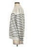 Ivory Ella Stripes Silver Pullover Sweater Size S - photo 5