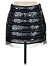 Express 100% Polyester Metallic Silver Formal Skirt Size 4 - photo 1