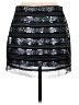 Express 100% Polyester Metallic Silver Formal Skirt Size 4 - photo 2