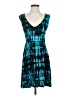 Unbranded Tie-dye Teal Casual Dress Size 00 (estimated) - photo 1