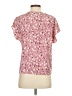 Shein Pink Short Sleeve Blouse Size 4 - photo 2