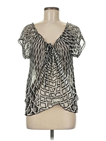 Pookie & Sebastian Short Sleeve Blouse (view 1)