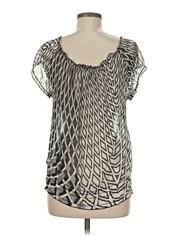 Pookie & Sebastian Short Sleeve Blouse (view 2)