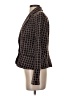 Grace Elements Houndstooth Burgundy Wool Blazer Size S - photo 5