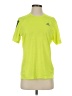 Adidas 100% Polyester Yellow Active T-Shirt Size S - photo 1