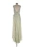 Mac Duggal 100% Polyester Green Cocktail Dress Size 8 - photo 2