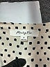 Monday Fun 100% Polyester Polka Dots Ivory Long Sleeve Blouse Size S - photo 7