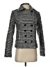 Banana Republic Houndstooth Gray Coat Size 0 - photo 1