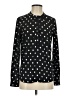 Maison Scotch 100% Polyester Polka Dots Black Long Sleeve Blouse Size Sm (1) - photo 1