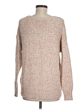 Pull à col roulé Ann Taylor LOFT laine beige et mohair taille M