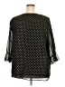 BLOOMCHIC 100% Polyester Black 3/4 Sleeve Blouse Size 18 - 20 - photo 2