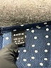 Shein 100% Polyester Polka Dots Blue Jumpsuit Size M - photo 4