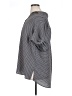Adrianna Papell Polka Dots Gray Blue Short Sleeve Blouse Size 2X (estimated) - photo 5
