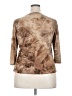 Only Nine Brown 3/4 Sleeve Top Size 18 (estimated) - photo 2