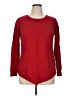 AGB 100% Acrylic Chevron-herringbone Red Pullover Sweater Size XL - photo 1