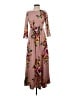 Peppermint Floral Pink Casual Dress Size S (estimated) - photo 1