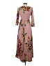 Peppermint Floral Pink Casual Dress Size S (estimated) - photo 2