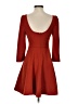 Ark & Co. Solid Red Cocktail Dress Size S - photo 2