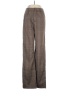 Unbranded 100% Polyester Plaid Brown Dress Pants Size 4 (estimated) - photo 1