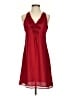 Ann Taylor LOFT 100% Polyester Red Cocktail Dress Size 2 - photo 1