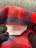 Six Fifty 100% Polyester Plaid Red Fleece Size M - photo 6