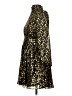 Aqua 100% Polyester Animal Print Gold Cocktail Dress Size S - photo 5