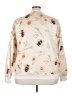 Shein Curve 100% Polyester Floral Ivory Pullover Sweater Size 3X - photo 2