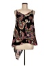 HD in Paris Paisley Black Sleeveless Blouse Size 6 - photo 1