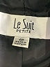 Le Suit 100% Polyester Stripes Gray Blazer Size 4 (petite) - photo 6