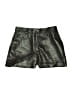 Babaton 100% Polyurethane Metallic Green Shorts Size 2 - photo 1