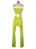 Lezat Color Block Green Jumpsuit Size M - photo 2