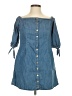 Bebe Blue Casual Dress Size XS - photo 1