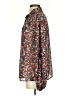 Shein 100% Polyester Floral Black Long Sleeve Blouse Size 4 - photo 5