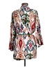 Zara Ivory Green Kimono Size M - photo 2