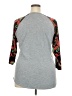 Lularoe Paisley Gray 3/4 Sleeve T-Shirt Size 2X - photo 2