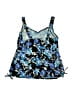 Unbranded Floral Blue Swimsuit Top Size L (estimated) - photo 2